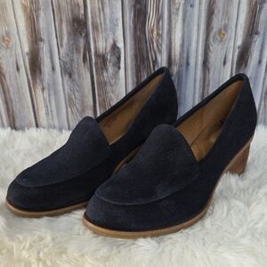 SOFFT Dark Blue Suede Women's Loafers Size 9